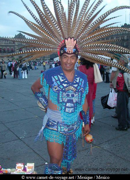 Indien en grande tenue mexico mexique