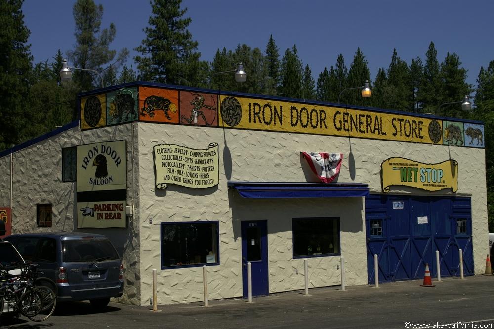 california californie gold country ruée vers l'or columbia & groveland iron door general store